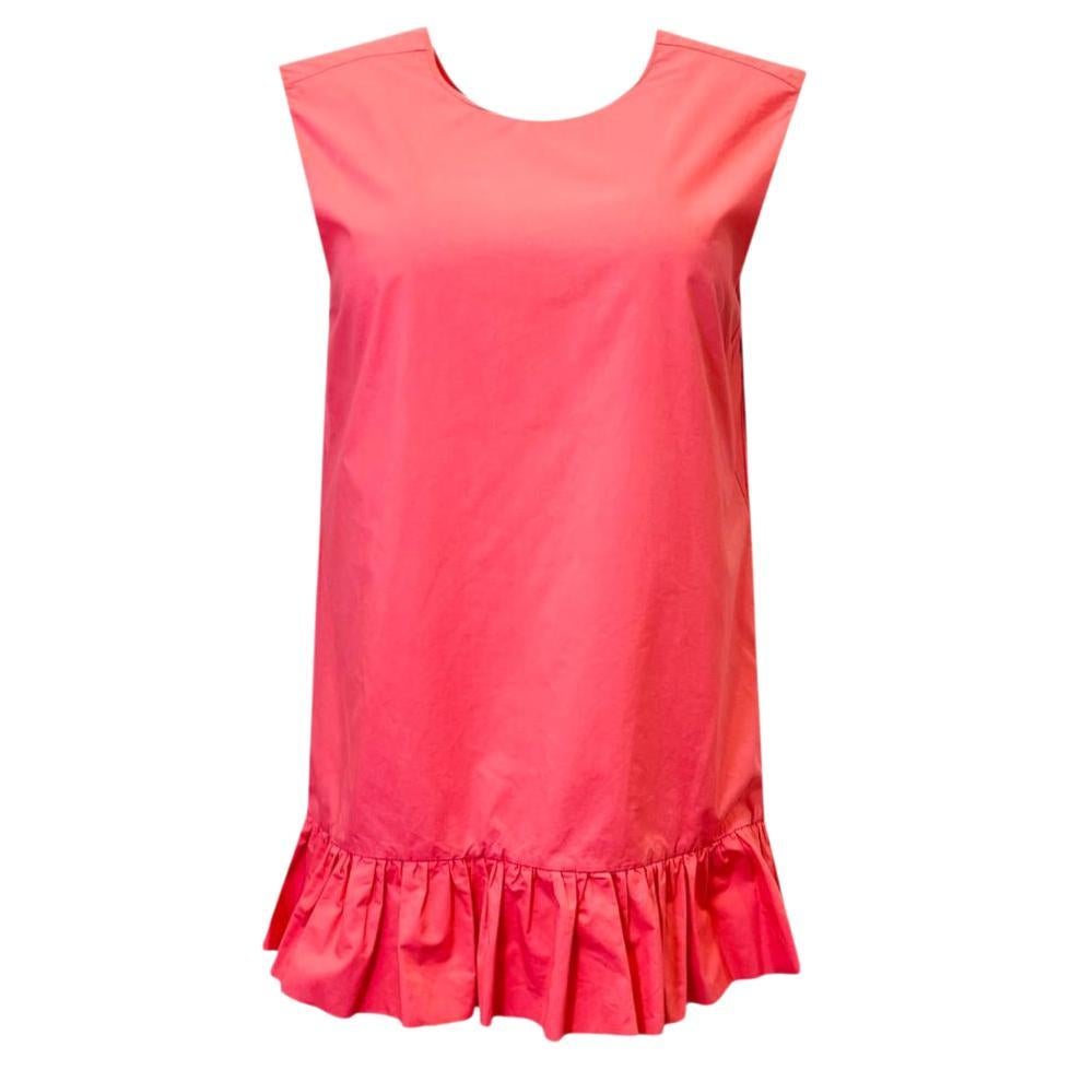 Marni Ruffle Detail Cotton Top For Sale