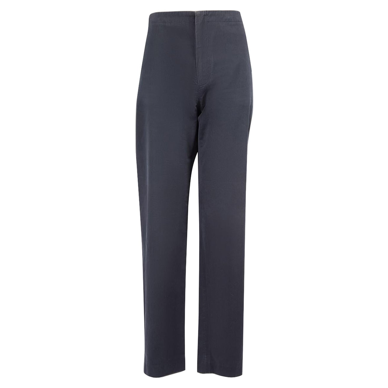 Pantaloni a gamba dritta Marni S/S13 Navy Taglia L. in vendita