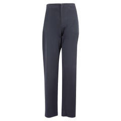 Pantaloni a gamba dritta Marni S/S13 Navy Taglia L.