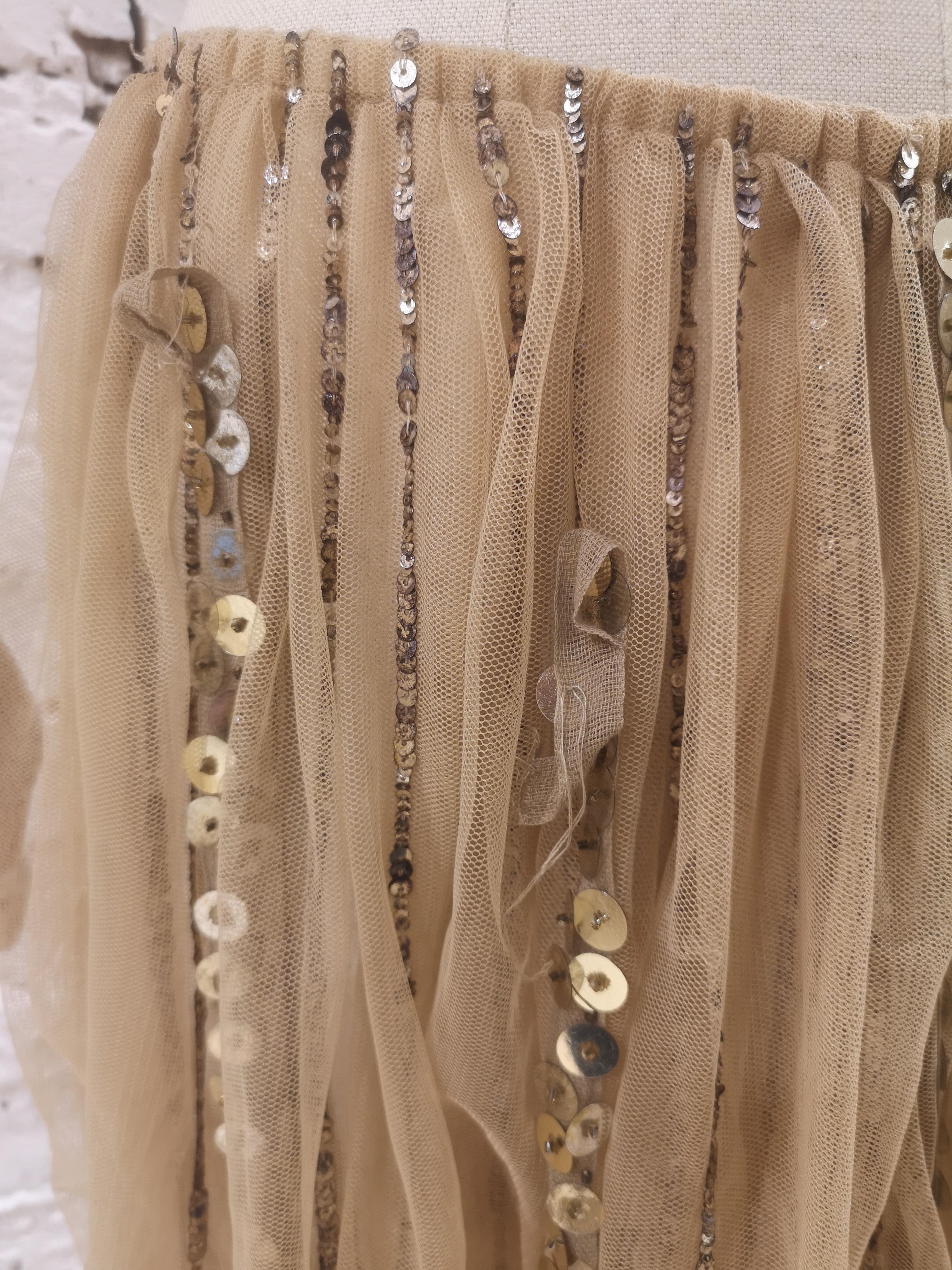 Women's Marni see through sequins long skirt