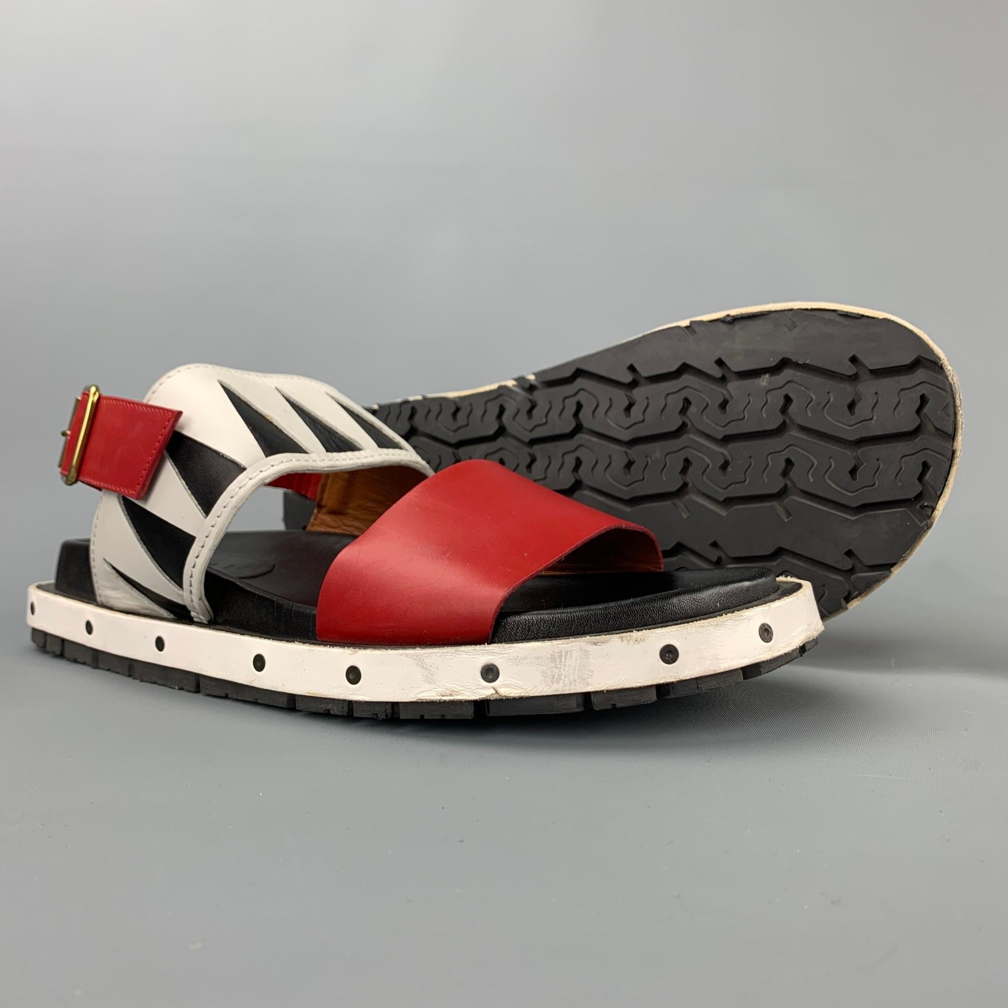 marni red sandals