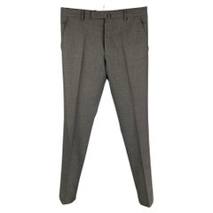MARNI Size 32 Gray Cotton Viscose Dress Pants