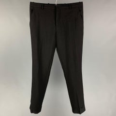 MARNI Size 36 Black Lana Wool Dress Pants