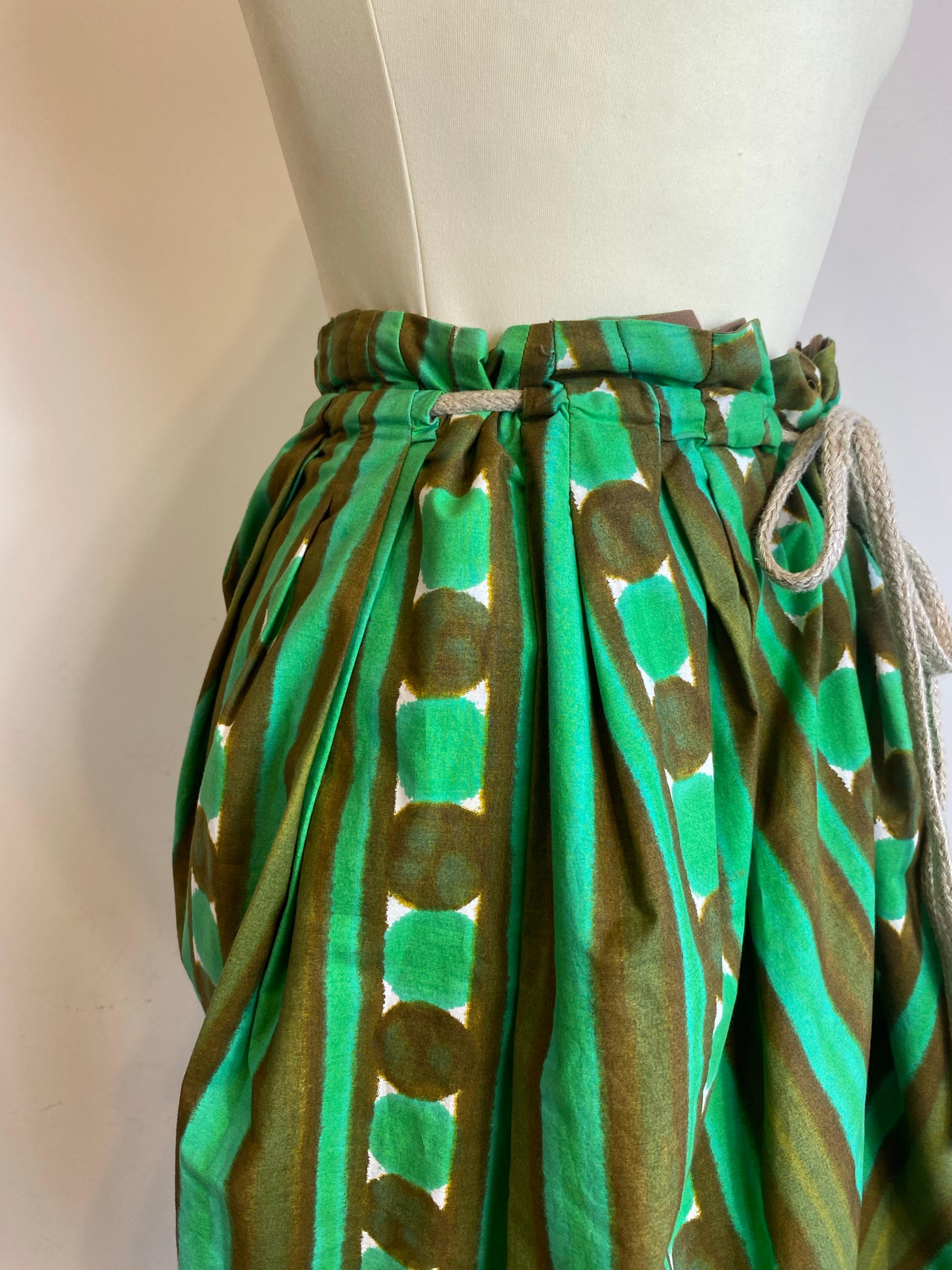Femenino o masculino Falda Marni en verde y marrón. en venta