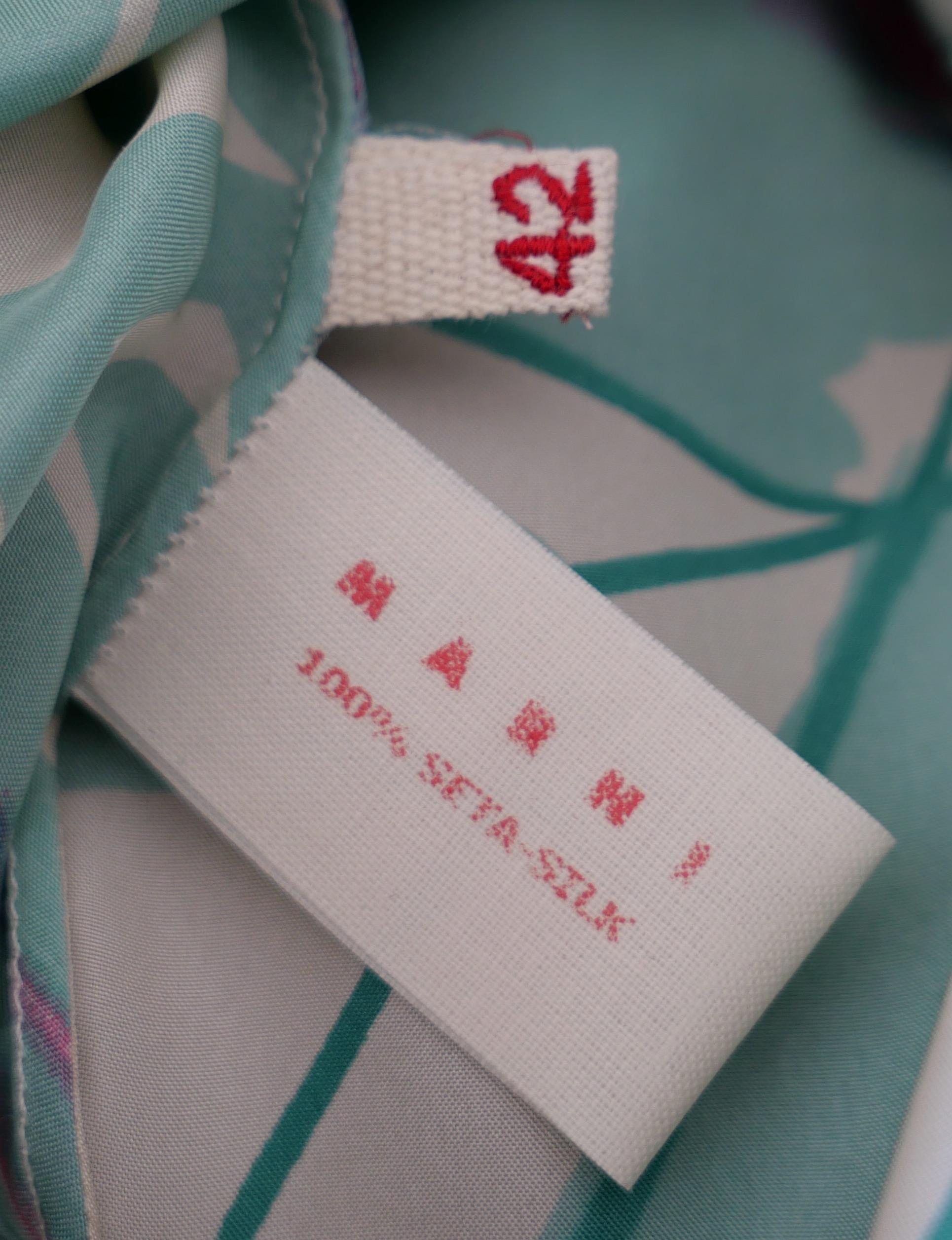 Marni Primavera 2005 Vestido de Seda Remolino Rosa en venta 1