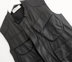 Giacca Cargo senza maniche in pelle Marni Primavera 2010