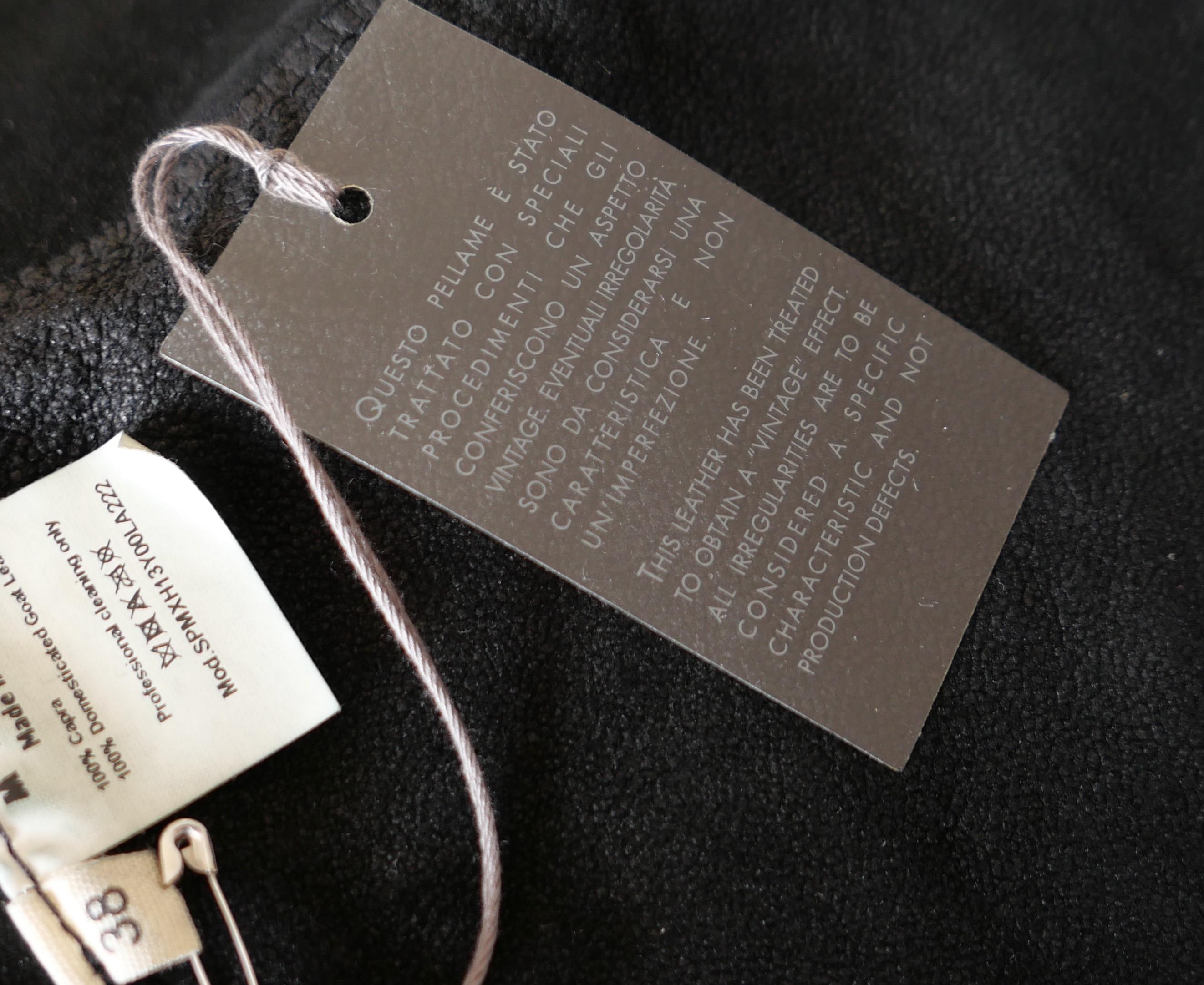 Marni Spring 2010 Leather Sleeveless Cargo Jacket For Sale 1