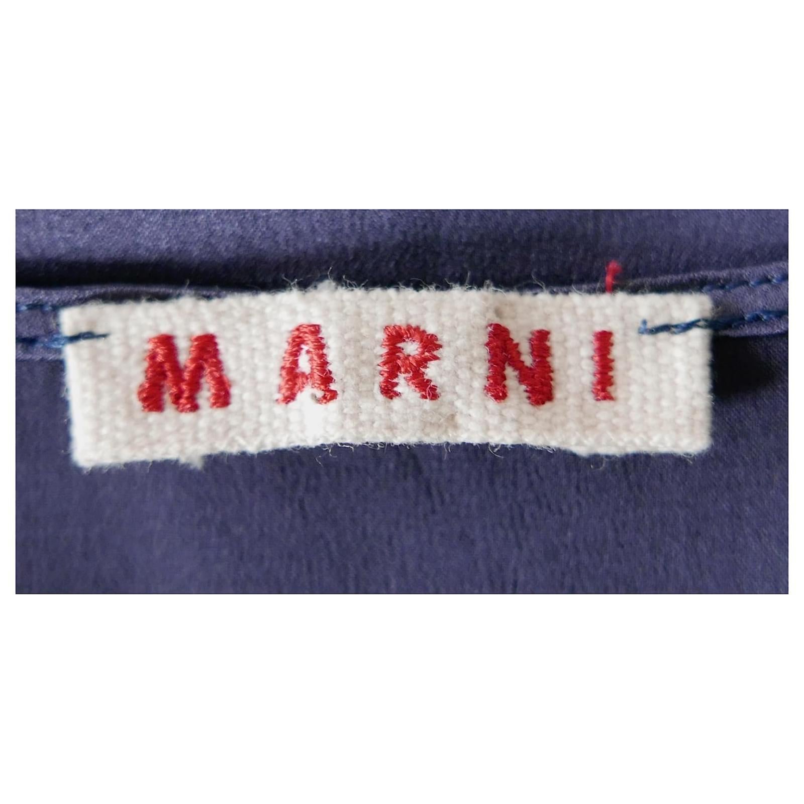 Marni SS06 - Robe en soie grise Pour femmes en vente