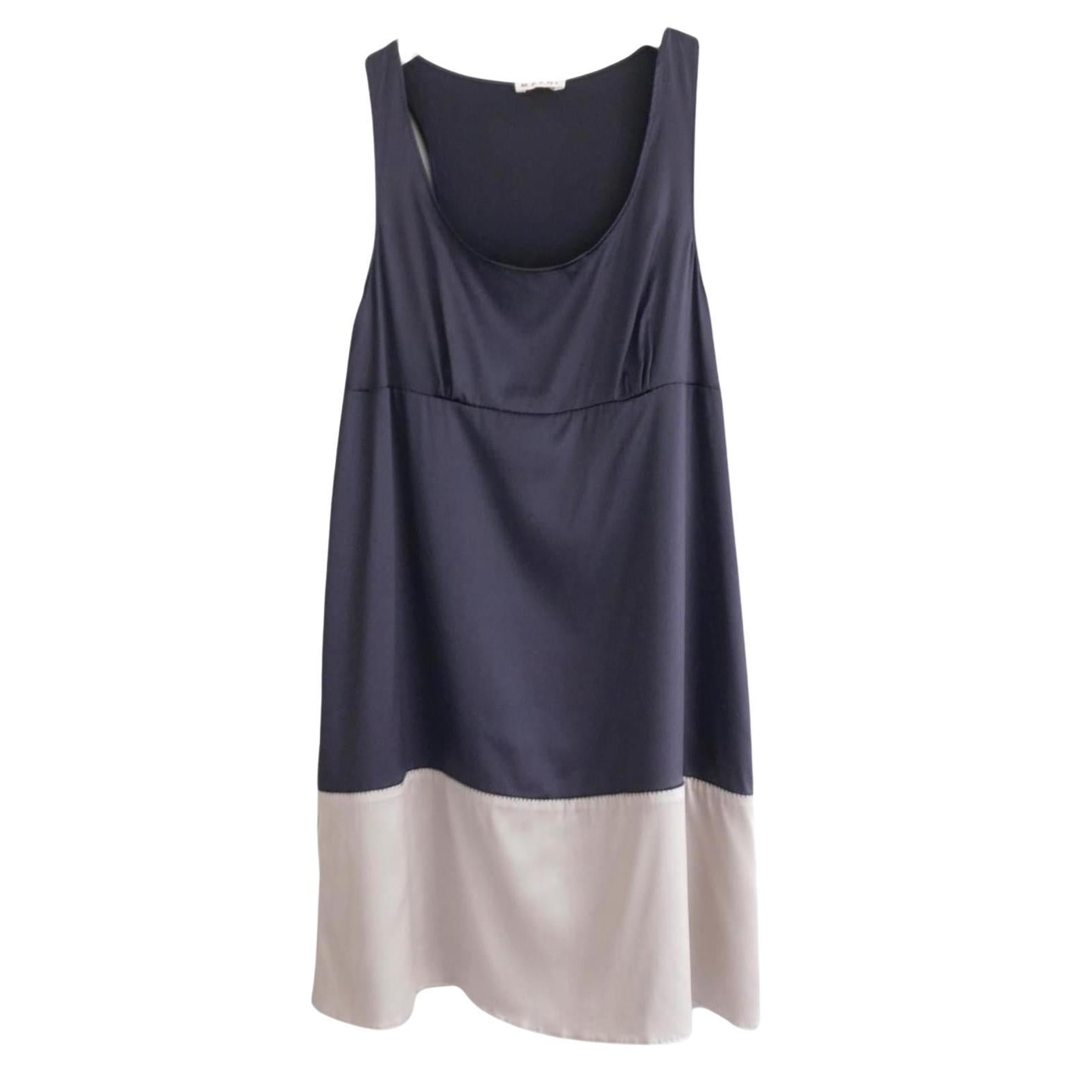 Marni SS06 Grey Silk Slip Dress For Sale