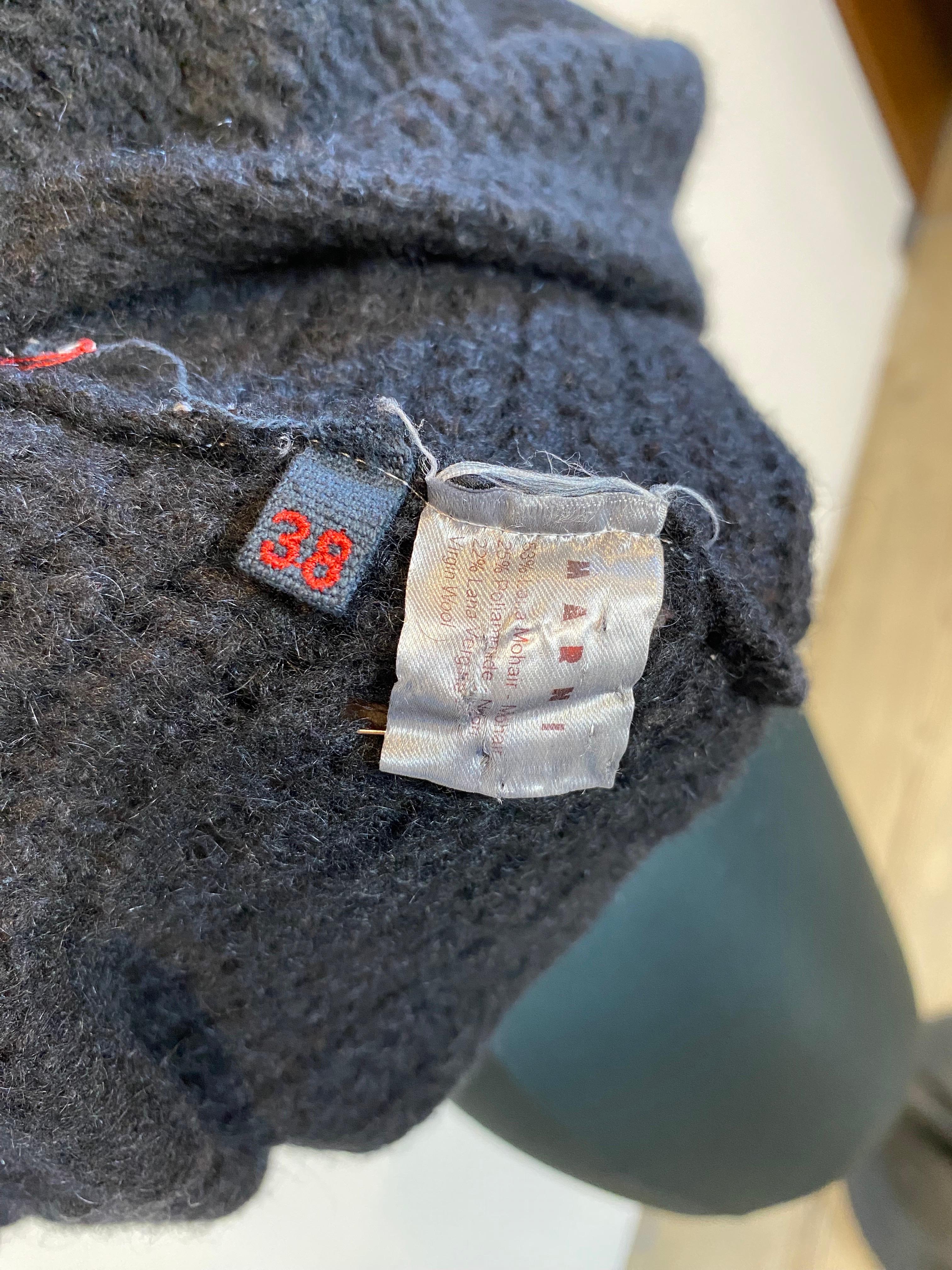 Pull Marni en laine noire Unisexe en vente