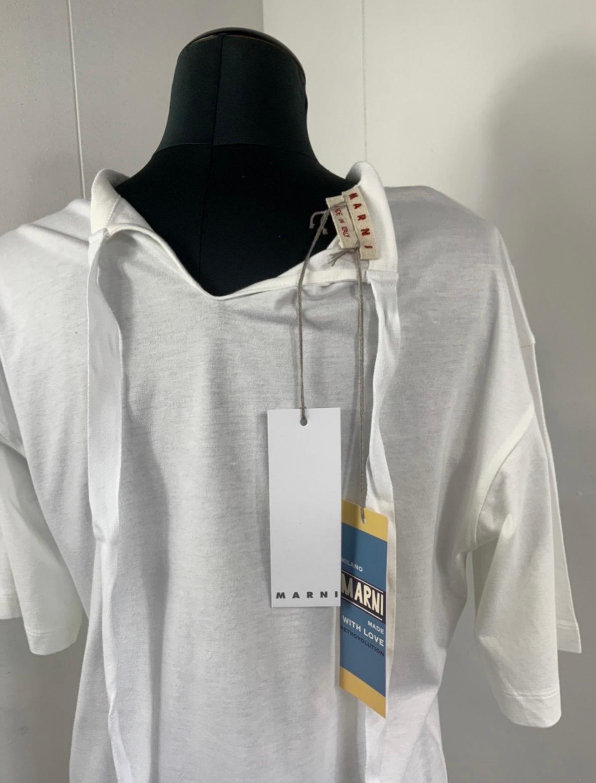 Marni t-shirt white casual Dress For Sale 1