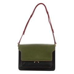 Marni Trunk Accordion Bag Leather Medium