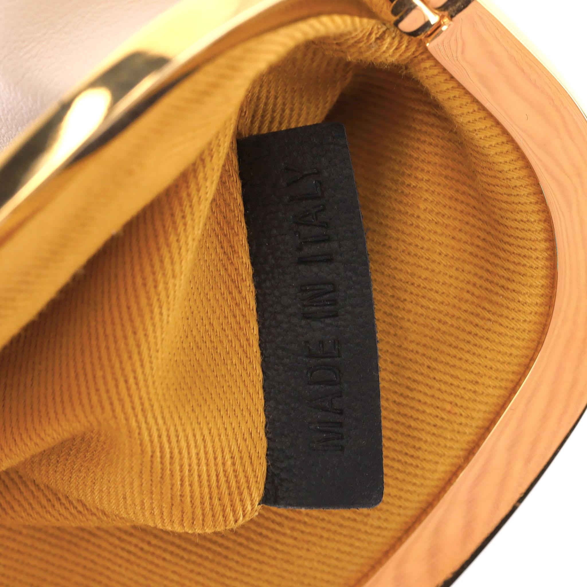 Marni Two-Tone Leather Phone Pouch/Bag On A Chain For Sale 5