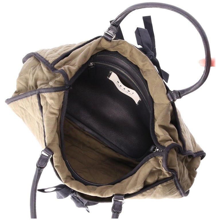 Marni Vintage Quilted Fabric Bag, 2000s at 1stDibs