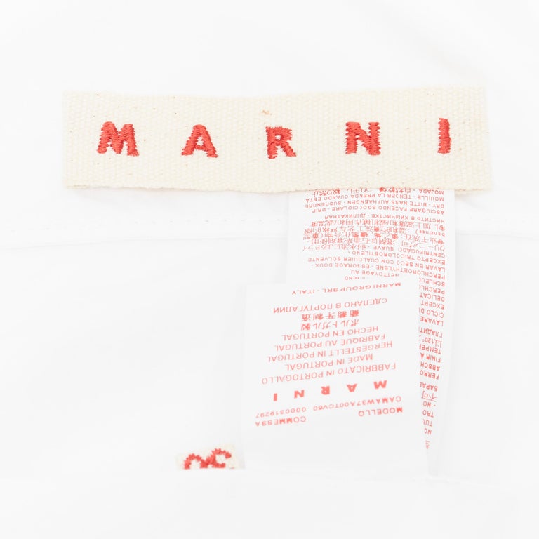 Marni logo-print Tank Top - Blue