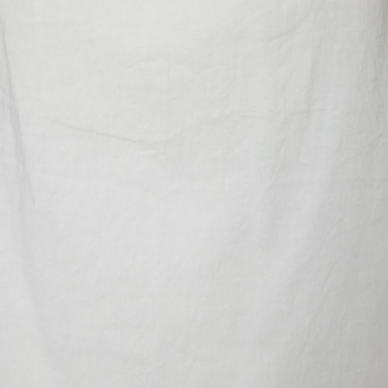 Marni Weißes ärmelloses Top aus Baumwolle M im Angebot 1
