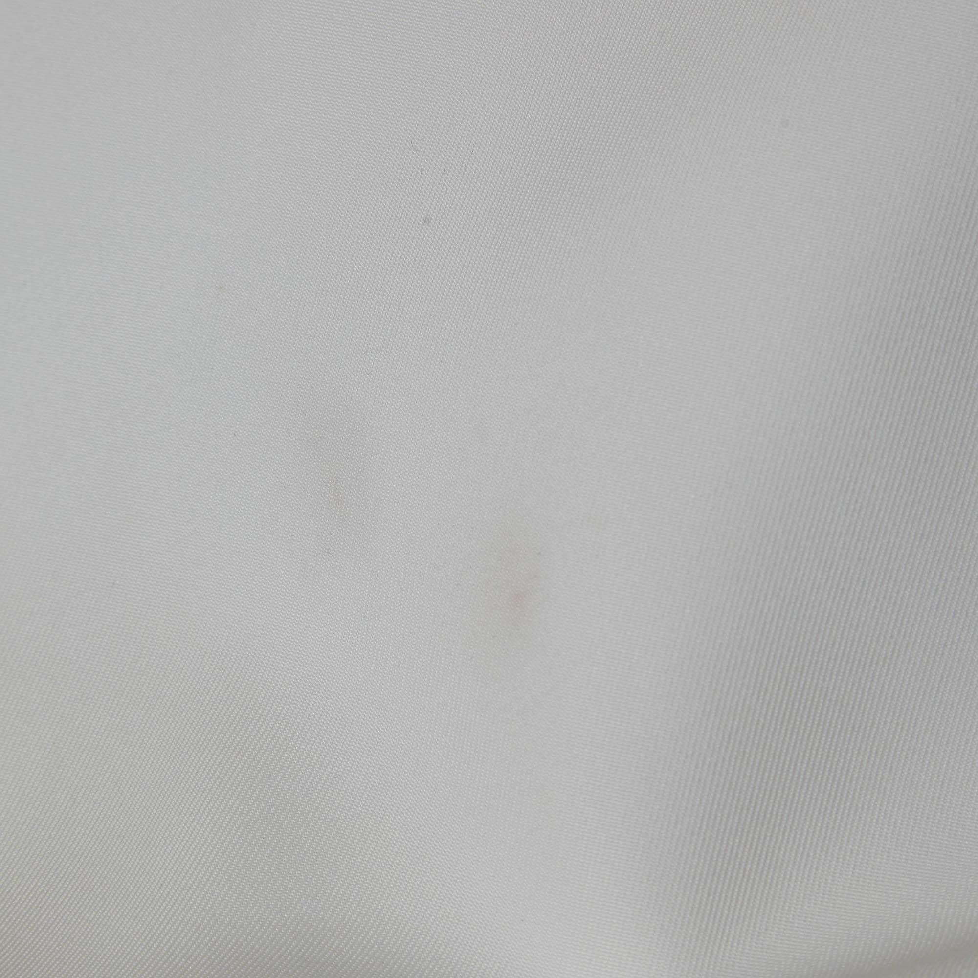Gris Marni Top péplum en sergé blanc M en vente