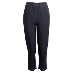 Marni Women's Navy Cropped Joggers