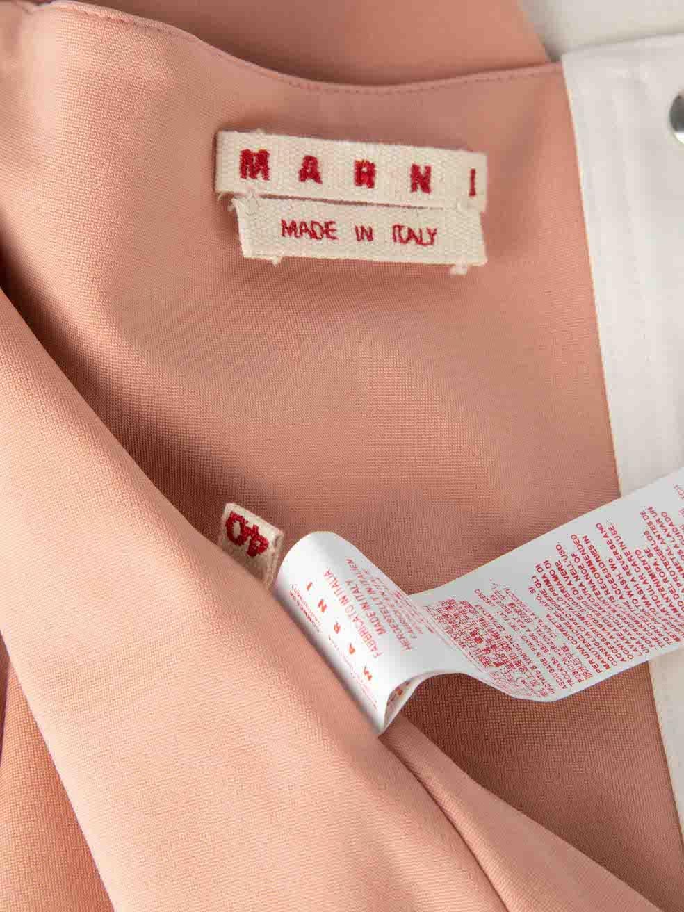 Marni - Top corseté bicolore rose pour femme Neuf - En vente à London, GB