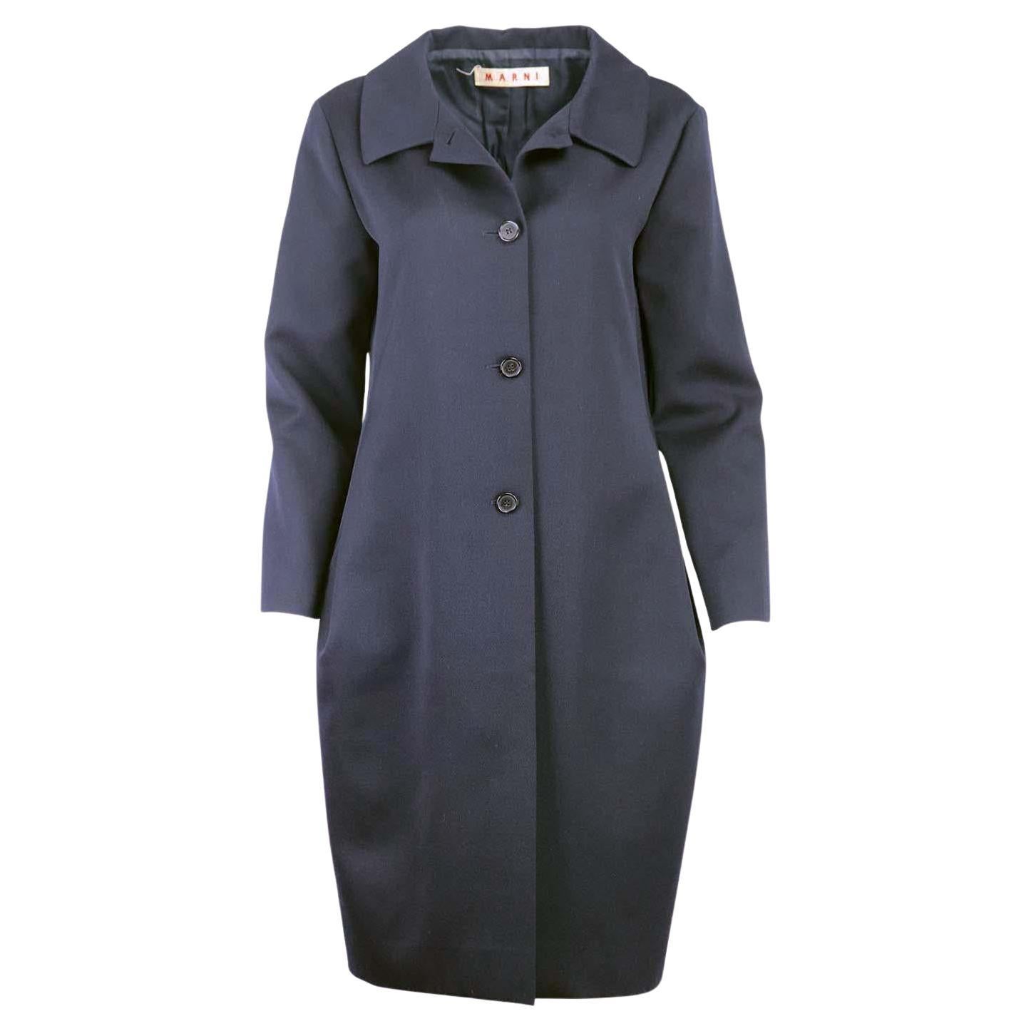 Marni Wool Blend Coat IT 40 UK 8 