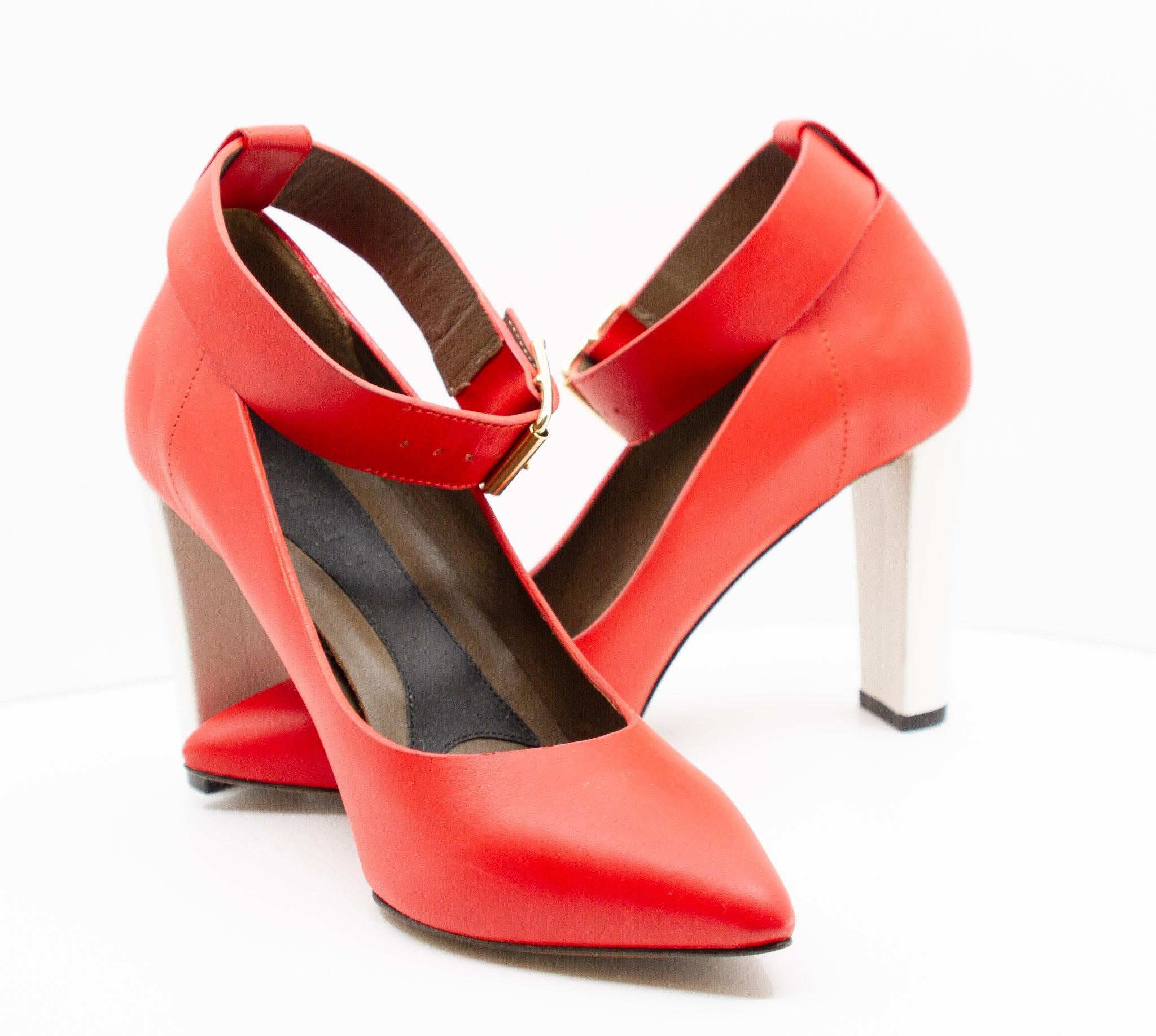 Marni's Cherry Red Pumps 1