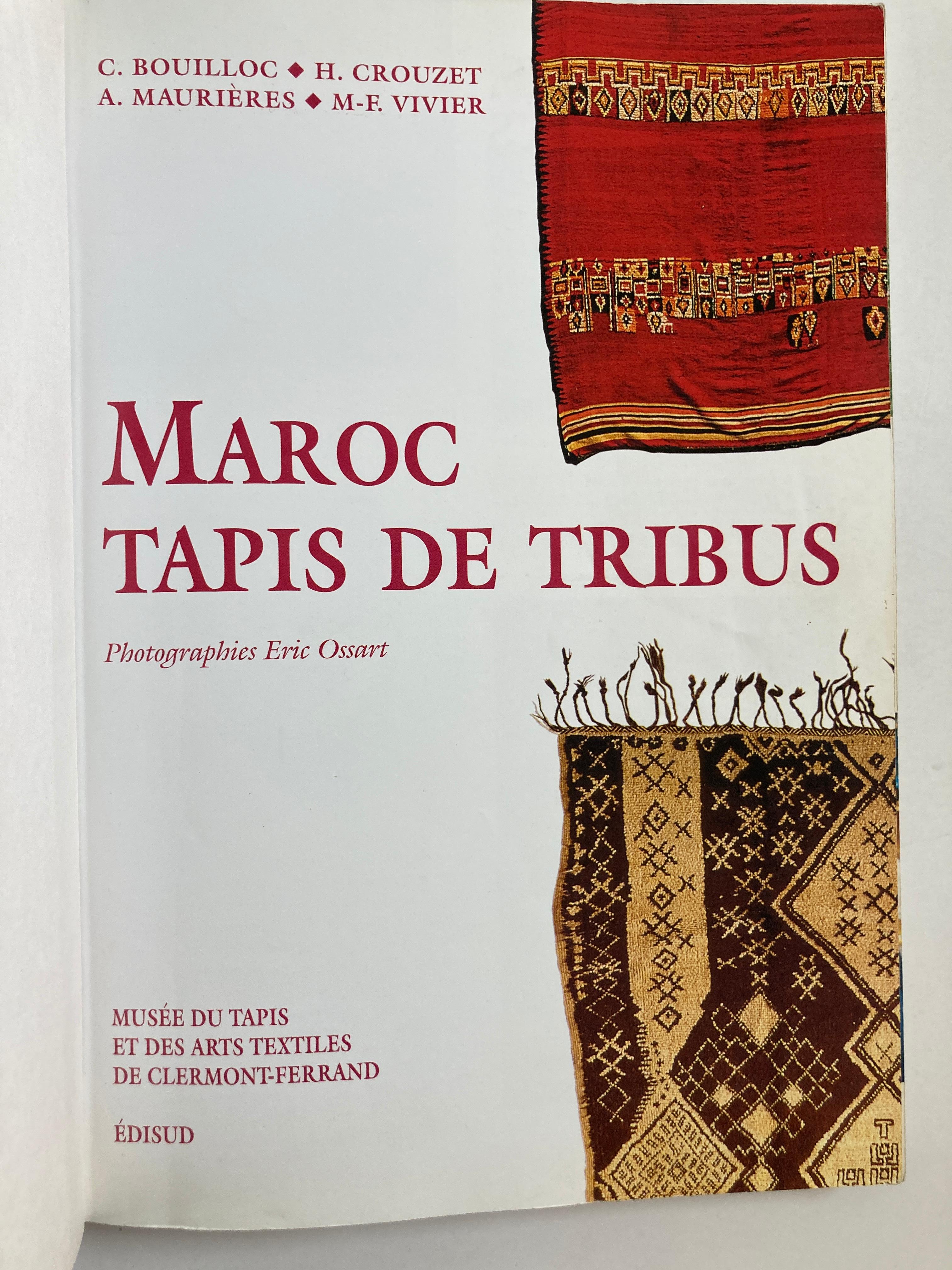 Marokkanische Tapis de tribus 'French' Marokkanische Stammesteppiche, Papierback-Buch im Angebot 1