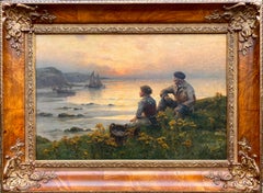 Georges Maroniez, Douai 1865 – 1933 Paris, French Painter, Sunset