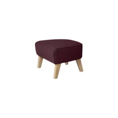 Raf Simons Vidar 3 „My Own Chair“ Fußhocker aus Maroon und Eiche von Lassen