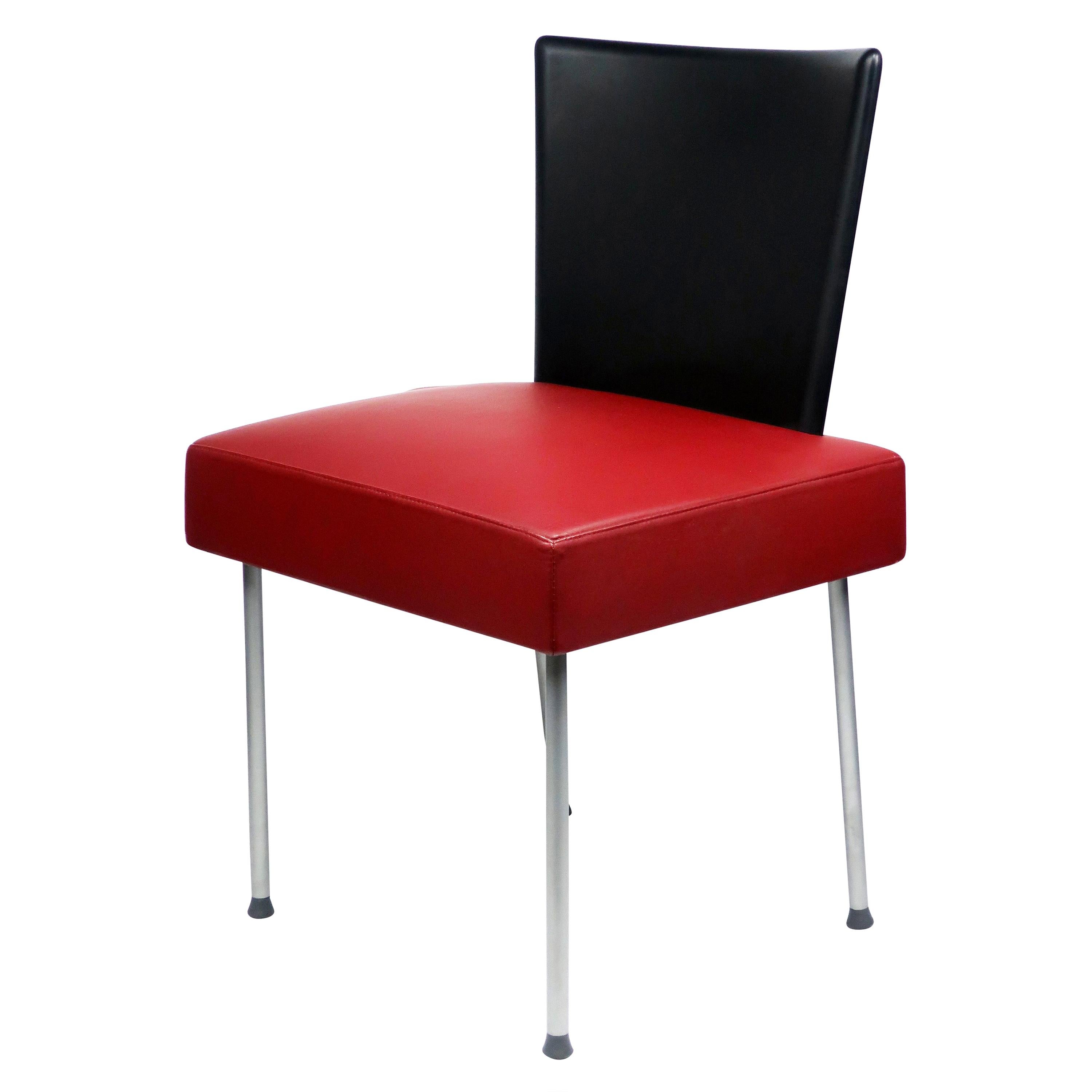 Maroon Calvi Chair by Gijs Papavoine for Montis For Sale