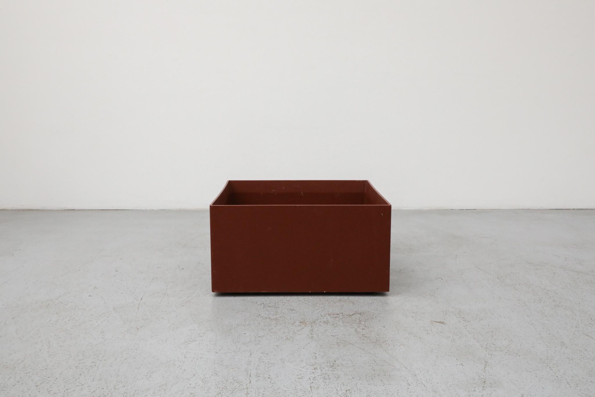 Plastic Maroon Kartell Stacking 