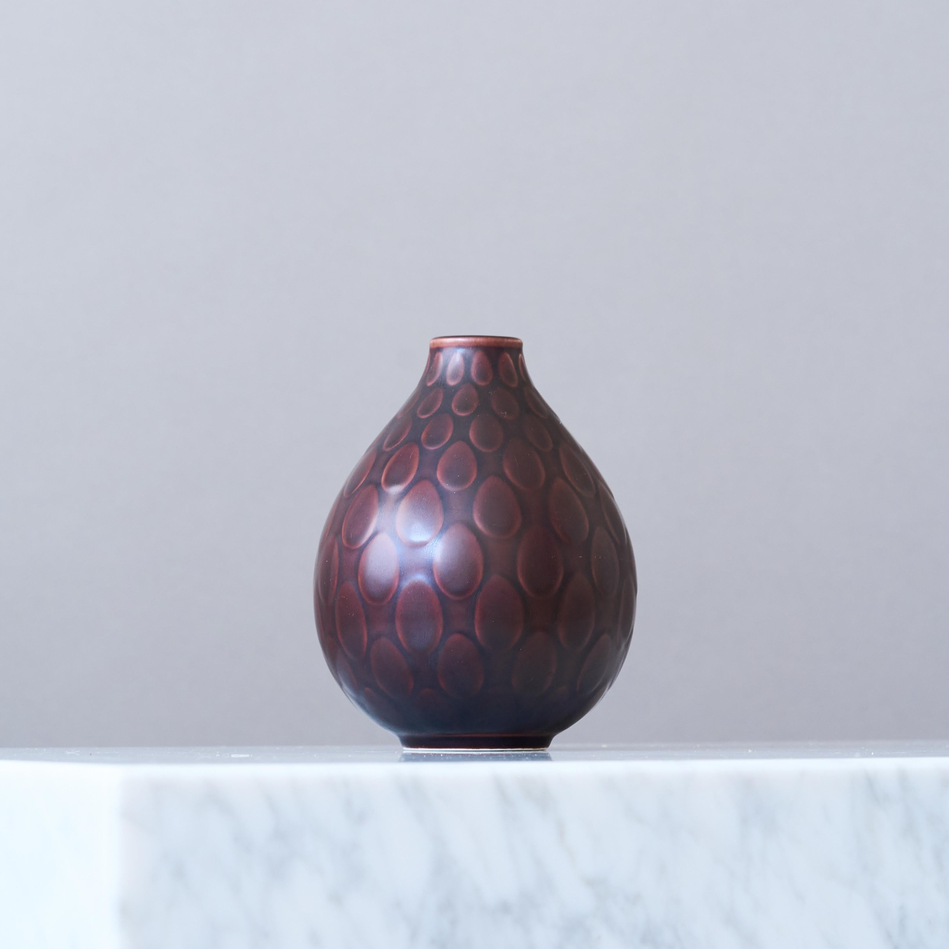 Vernissé Vase en faïence 