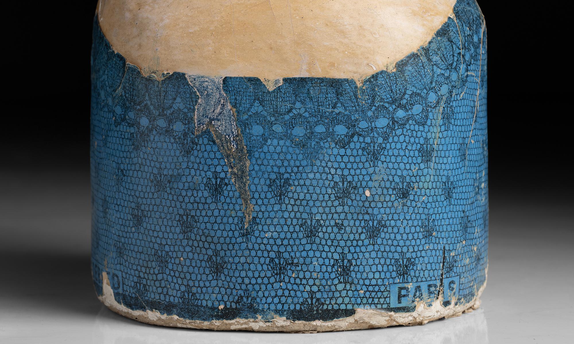 Marotte en bleu, France vers 1890 Bon état - En vente à Culver City, CA