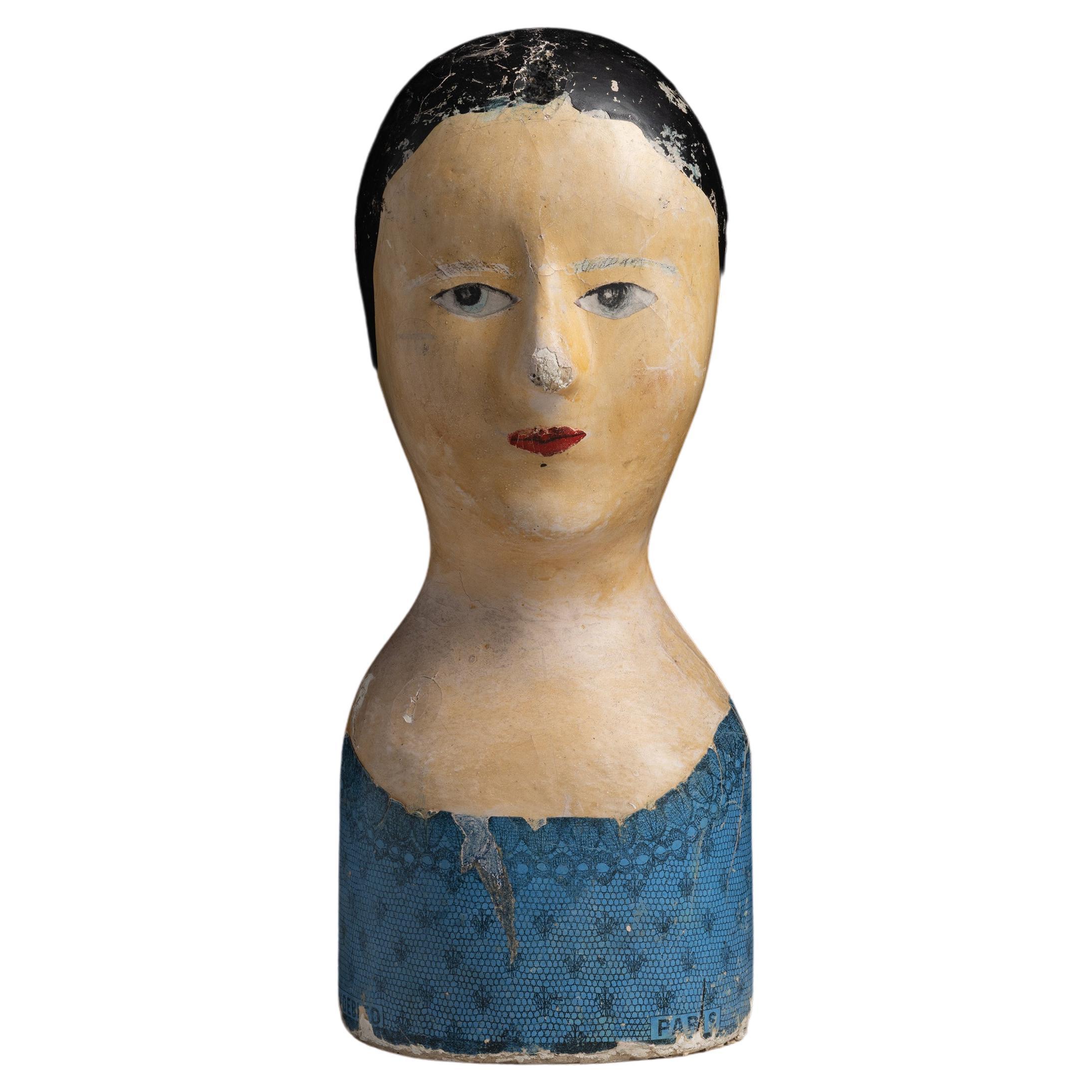 Marotte in Blue, France circa 1890 For Sale