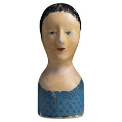 Antique Marotte in Blue, France circa 1890