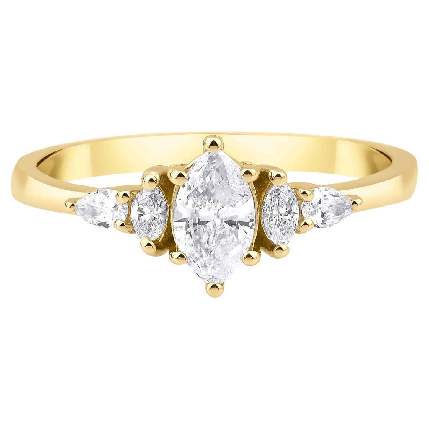 ”Marque” Diamond Engagement Ring