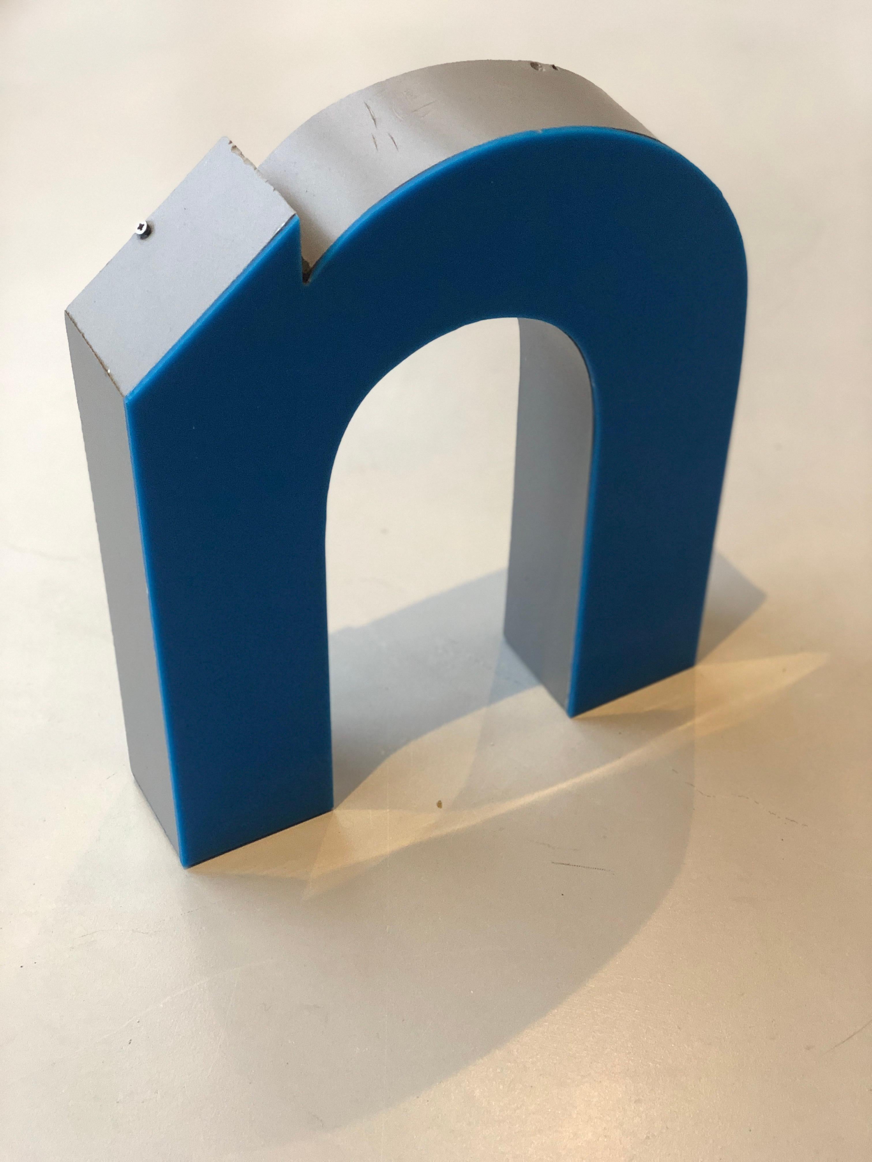 Plastic Marquee Box Letter N  For Sale