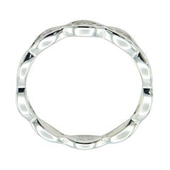 Marquee Shaped Diamond Band