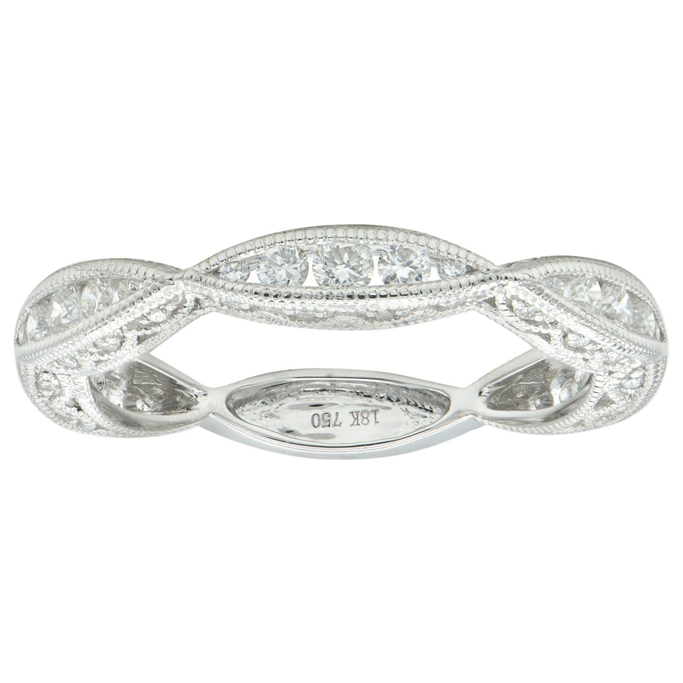 Marquee Shaped Diamond Band