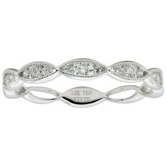 Marquee Shaped Diamond Band