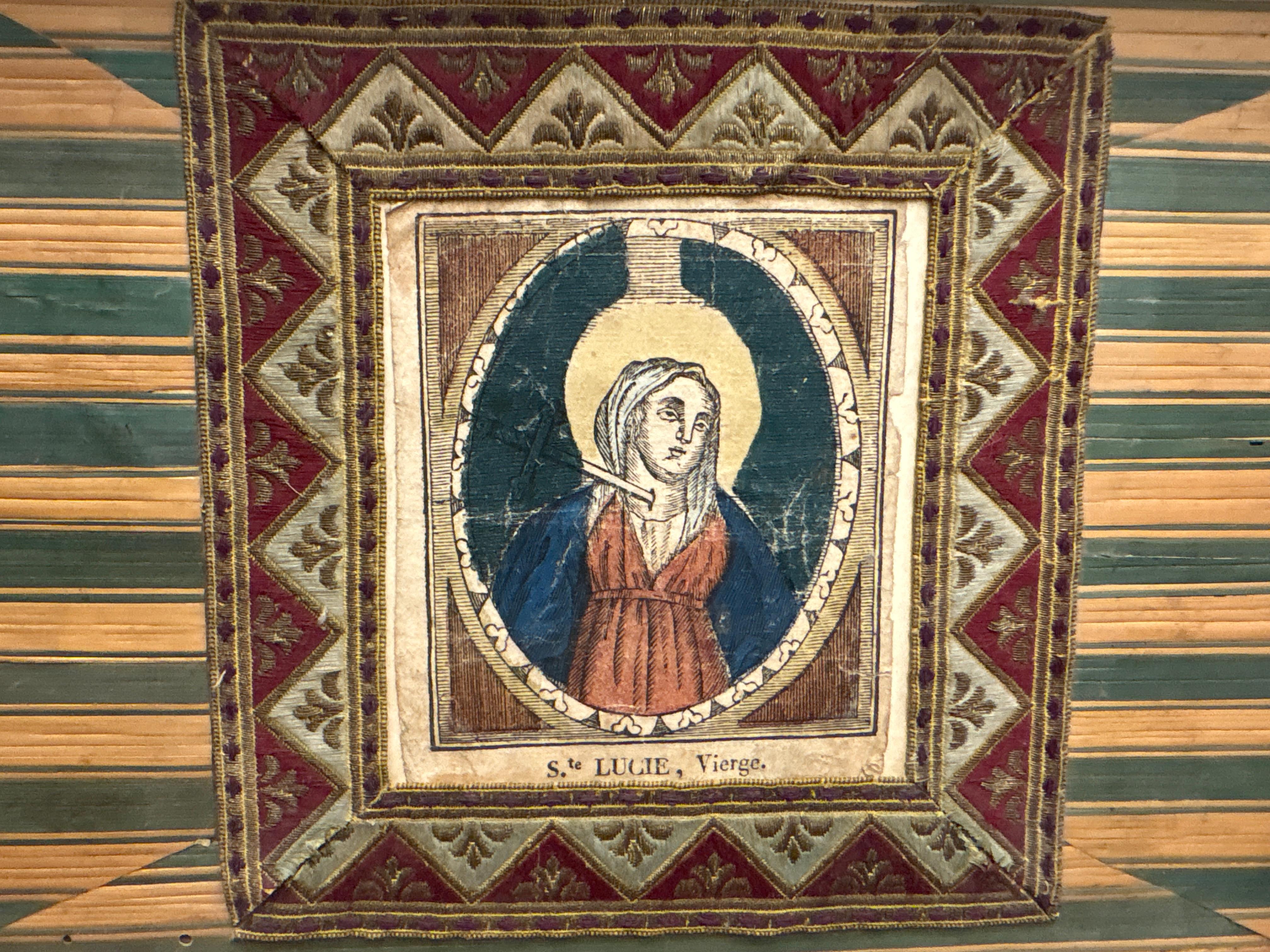 Marqueterie de paille Boîte en Bueno estado para la venta en VILLENEUVE-LÈS-AVIGNON, FR