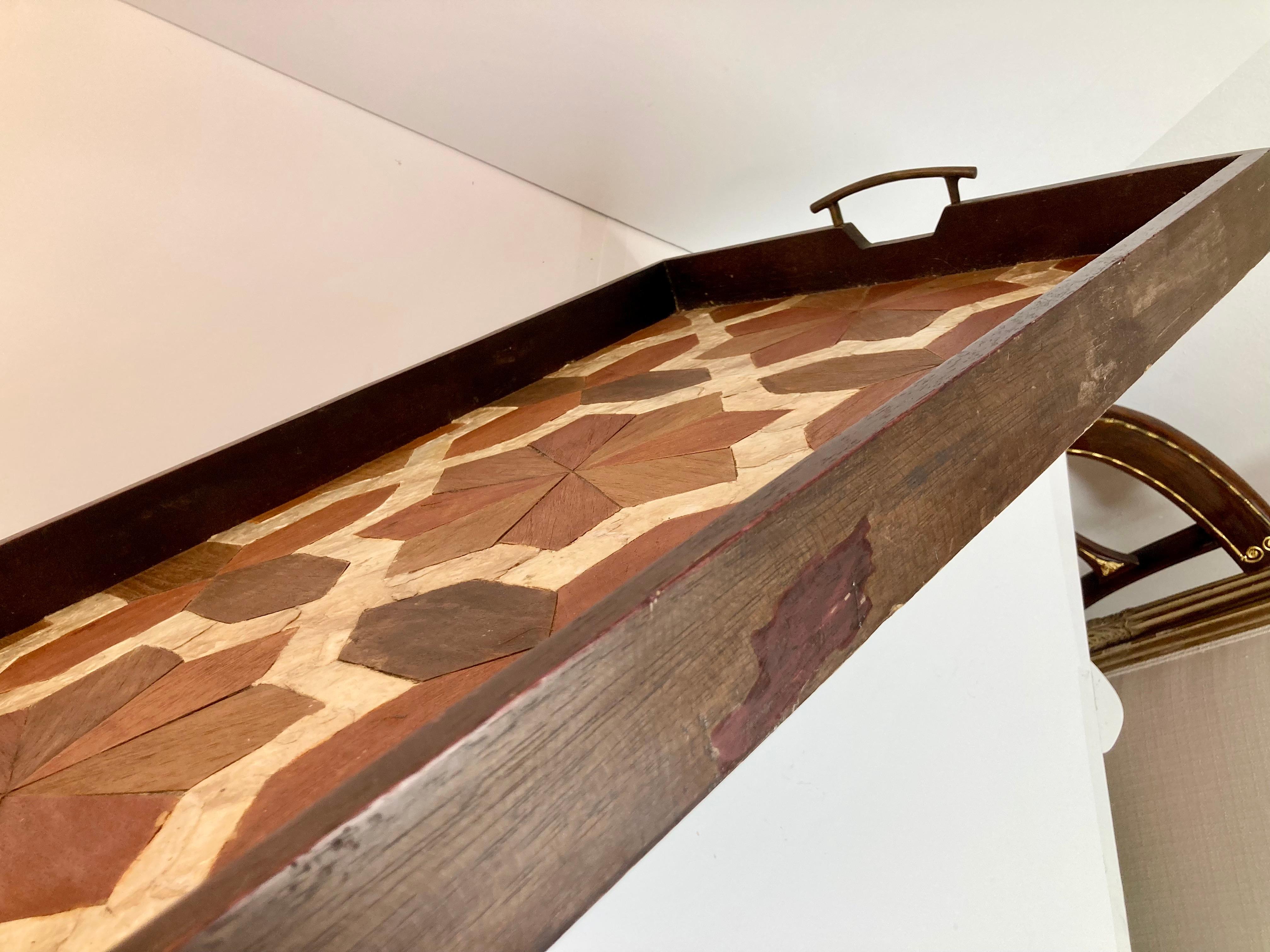 Marquetry and Mother-of-Pearl Large Tray 6