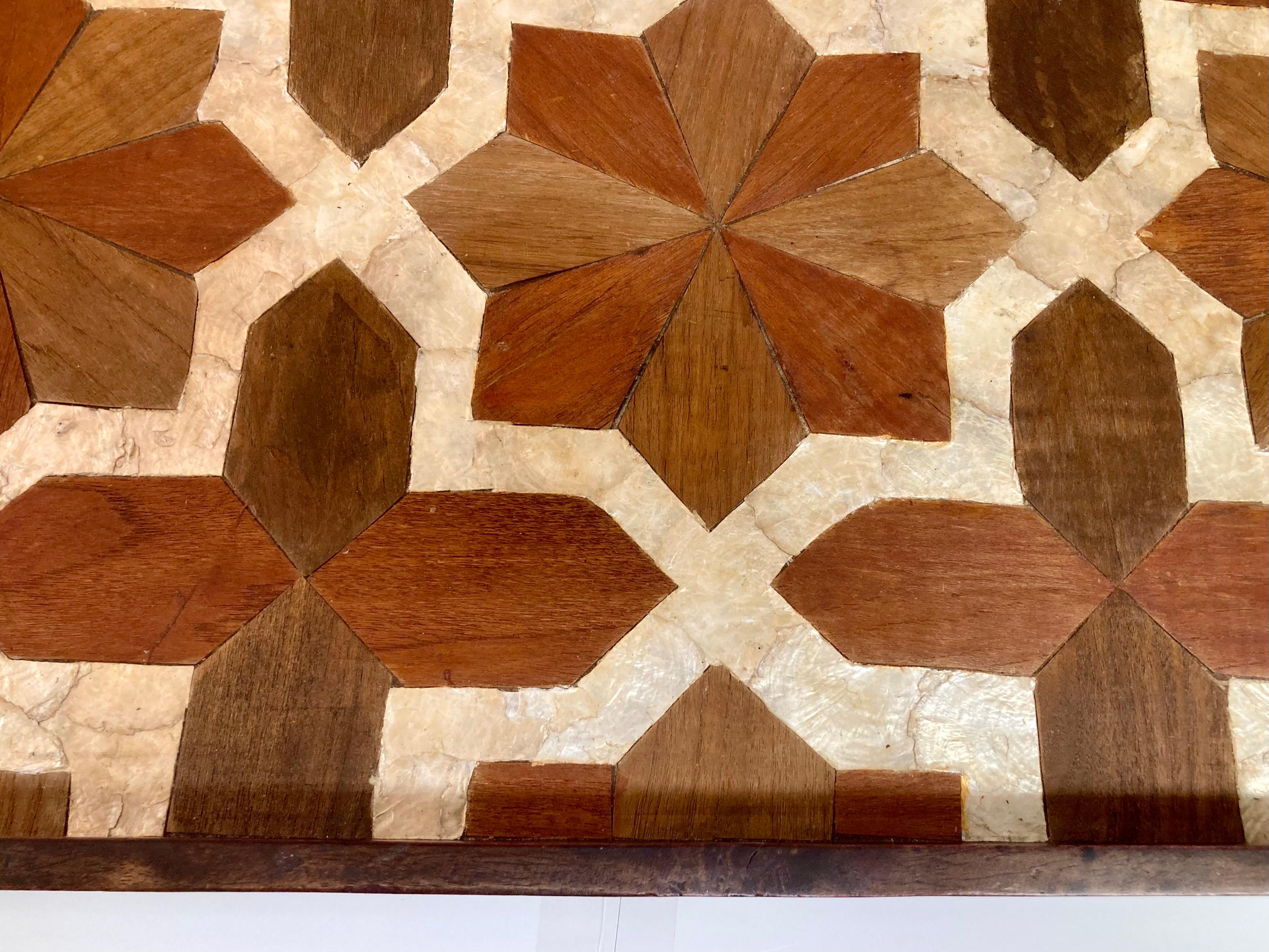 Marquetry and Mother-of-Pearl Large Tray 7