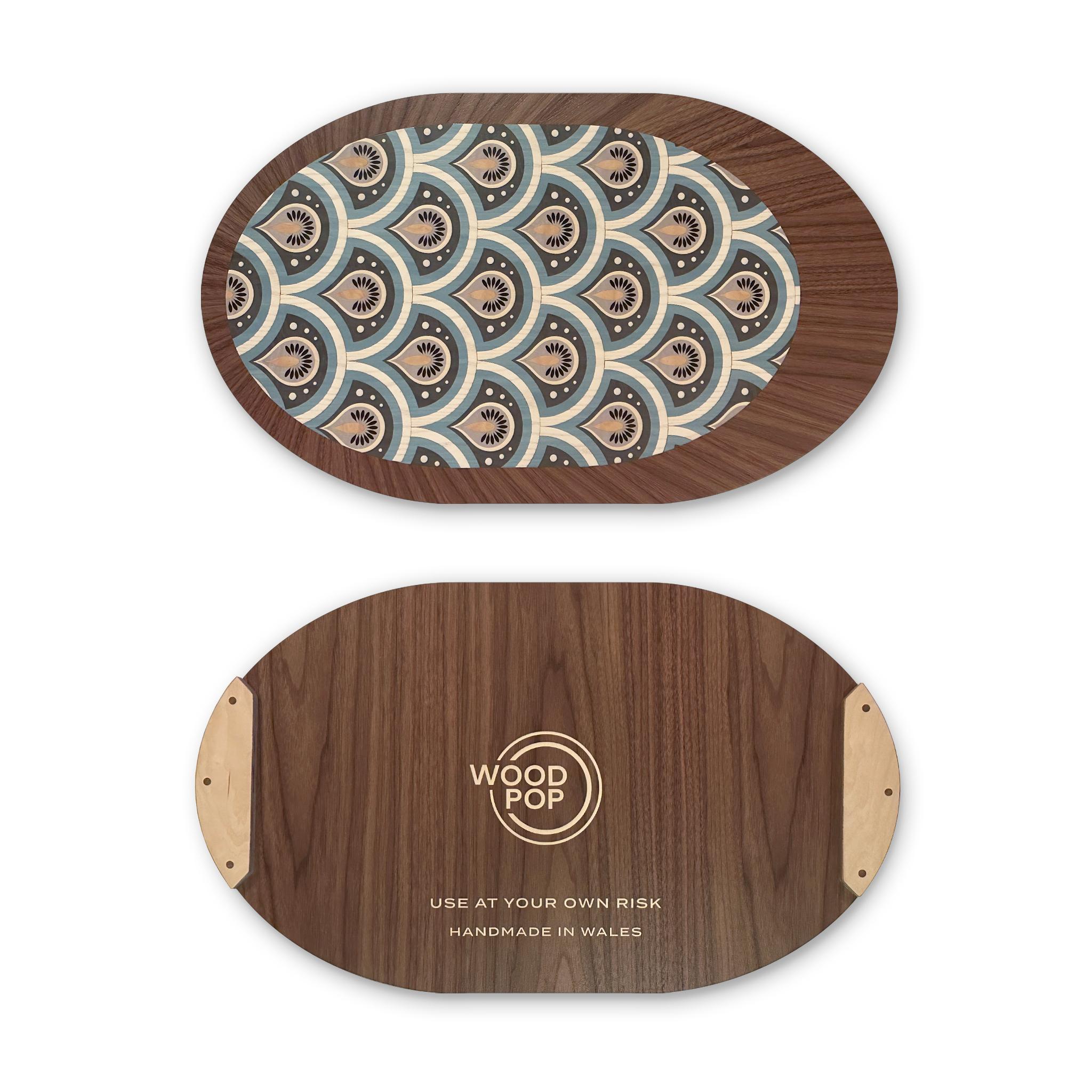 Each w o o d p o p balance board is meticulously handcrafted in our Black Mountains workshop in the UK.  Doubling up as an integral part of any fitness regime - and a unique standalone artwork.

Each board features a unique marquetry design