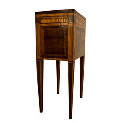 Marquetry Bedside Table