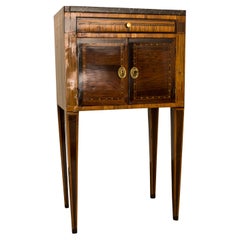 Marquetry Bedside Table