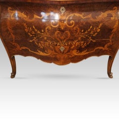 marquetry bombe commode