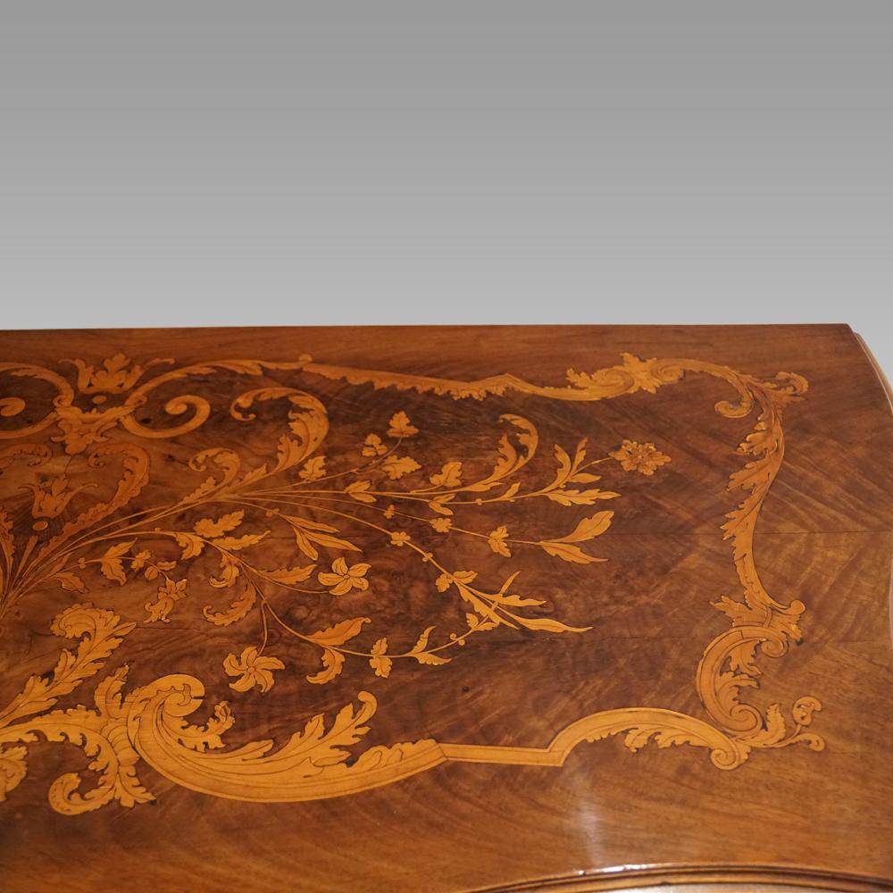 20th Century marquetry bombe commode For Sale