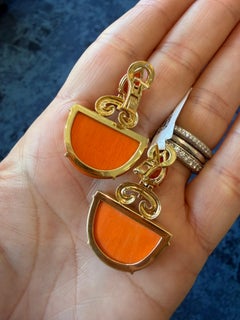 Ohrringe mit Intarsien von Silvia Furmanovich