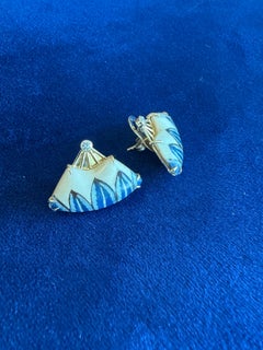 Orecchini con intarsio di Silvia Furmanovich