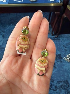 Orecchini con intarsio di Silvia Furmanovich